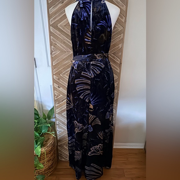 Farm Rio Velvet Floral Jumpsuit - Picture 4 of 9